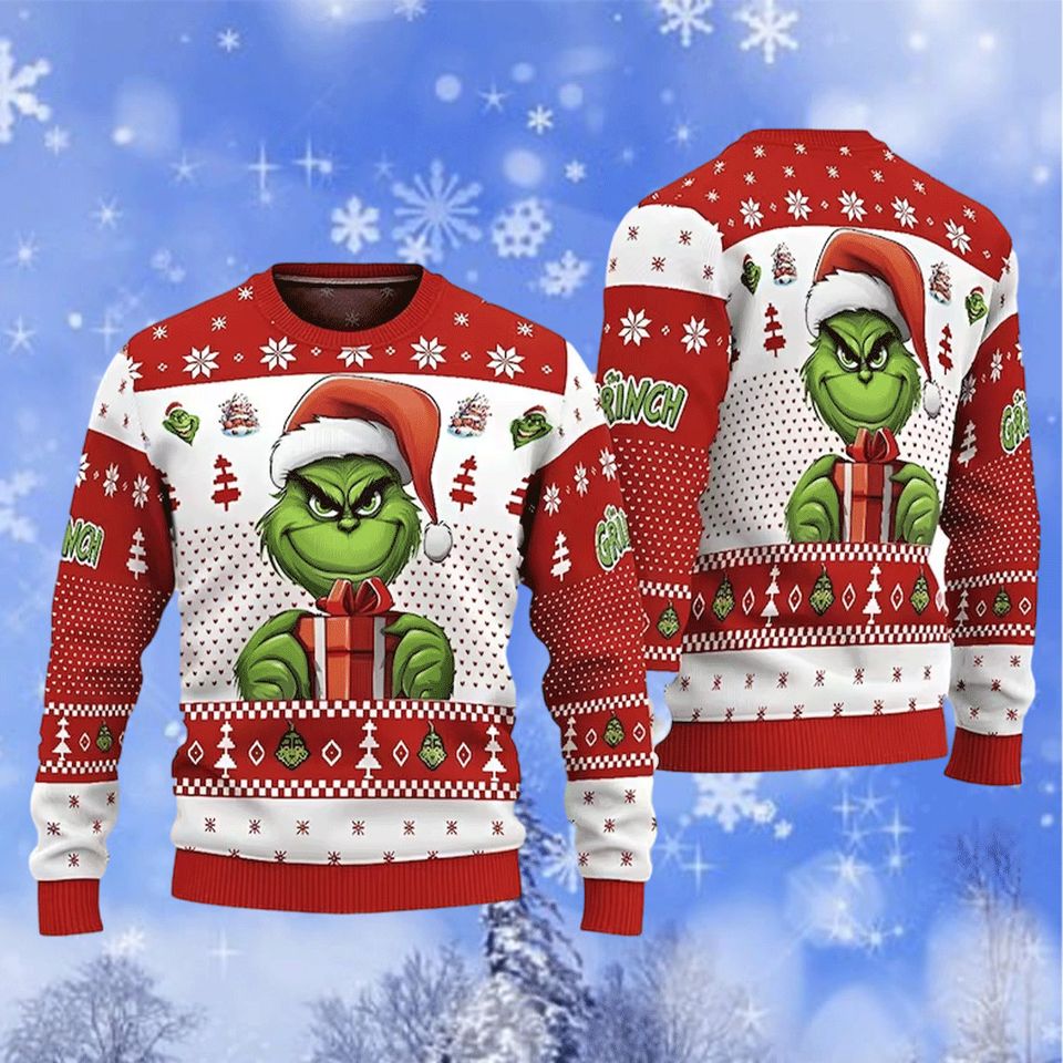 Merry funny character Mas Ugly Christmas Sweater, Xmas Sweater, Christmas Gift Sweatshirt