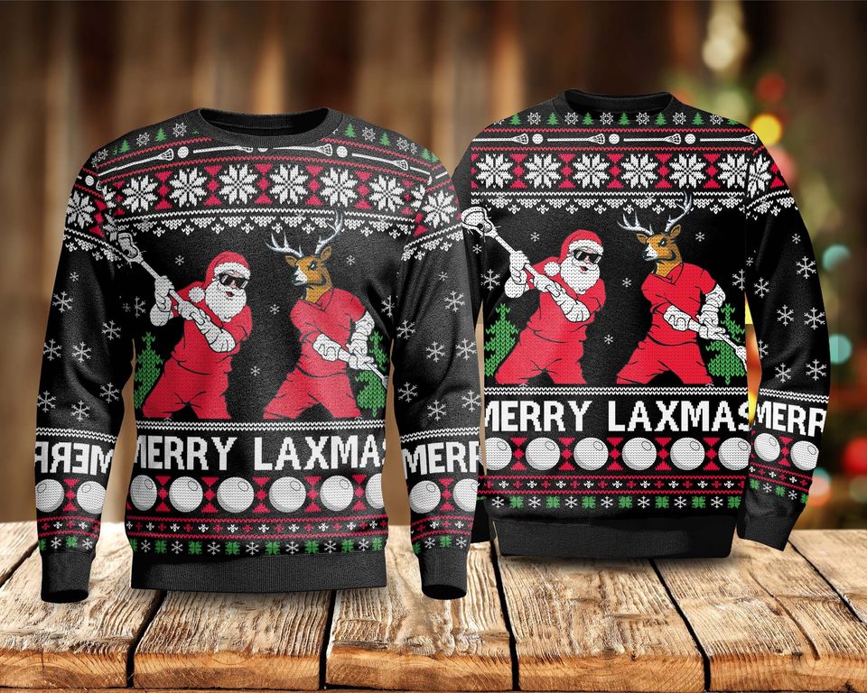 Merry LaXmas Sweater for Christmas, Santa Christmas Ugly Sweater