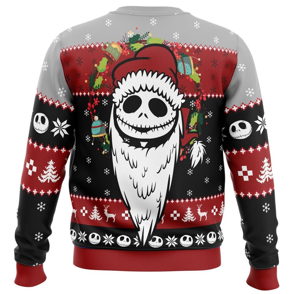 Merry Nightmare The Nightmare Before Christma Ugly Christmas Sweater, Christmas Sweater - Image 4