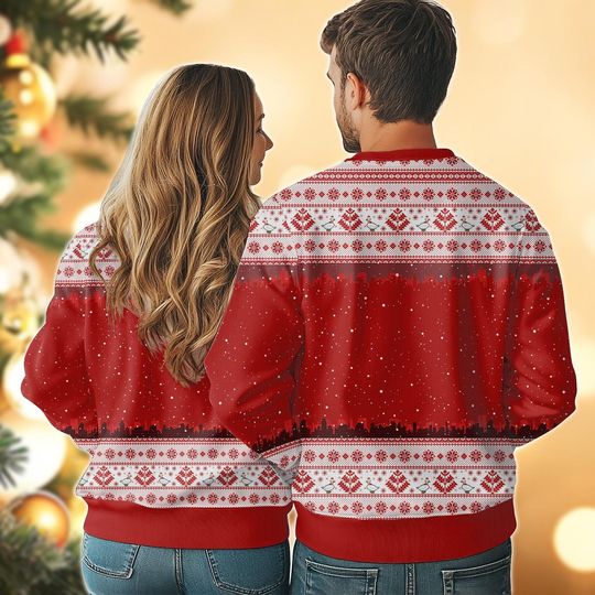 Merry Quackmas Ugly Christmas Sweater, Ducks Xmas Ugly Sweatshirt , Farm Lover Gift - Image 11