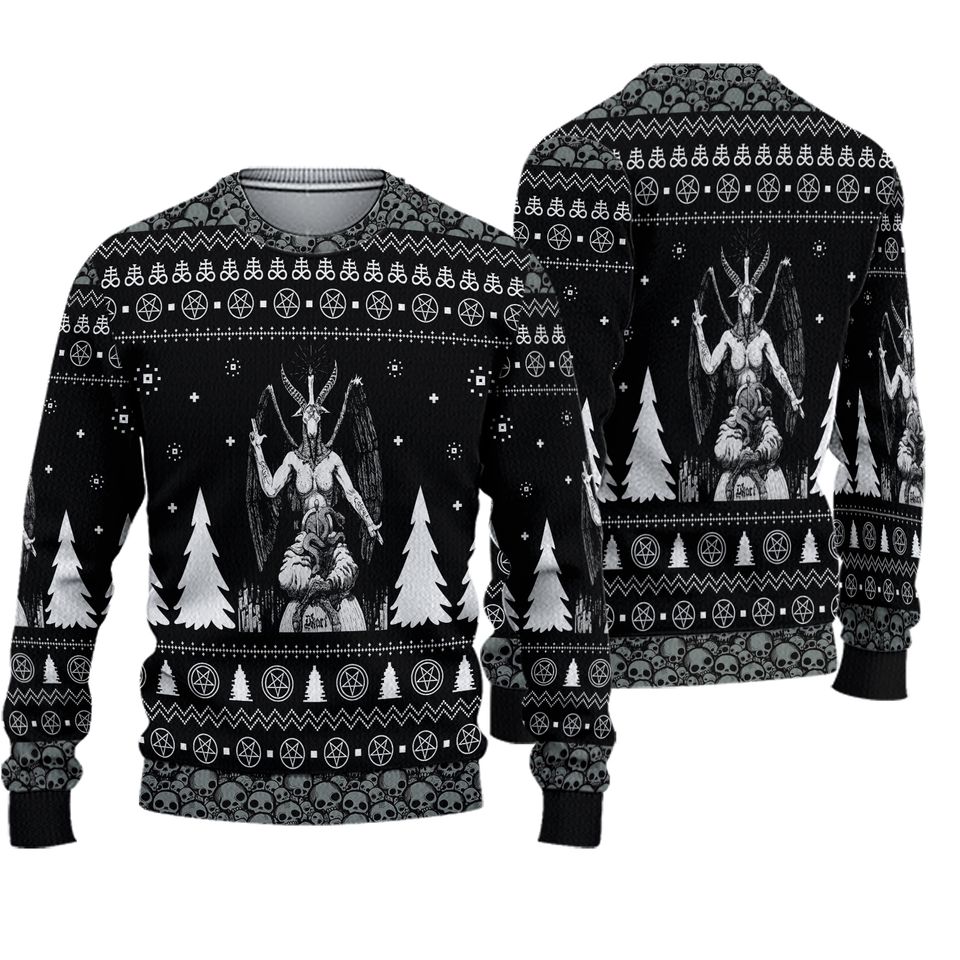 Merry Satan Christmas Ugly Sweater