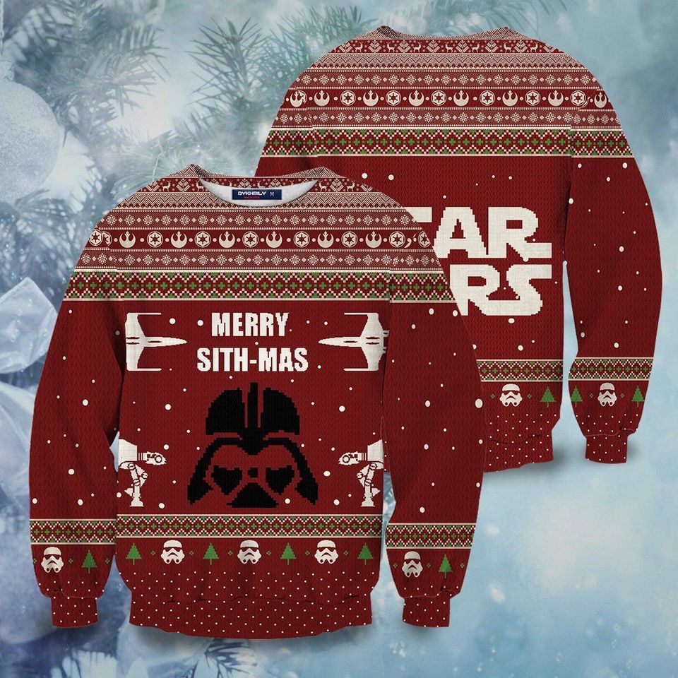 Merry Sith-Mas Knitted 3D Sweater