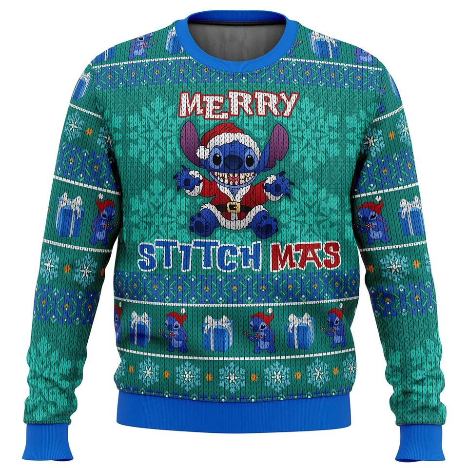Merry Stitchmas Ugly Christmas Sweater