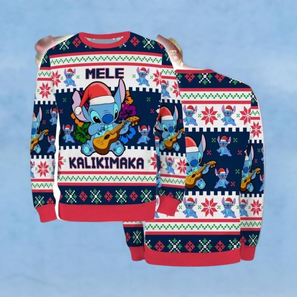 Merry Stitchmas Ugly Christmas Sweater, Cute Stitchmas Sweater