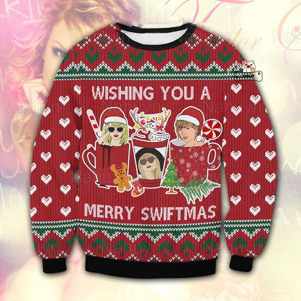 Merry Swift-mas Festive Sweater