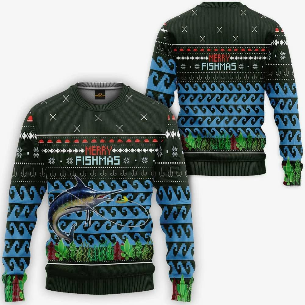 Merry Ugly Christmas Sweater Adult 3D Funny Matching for family