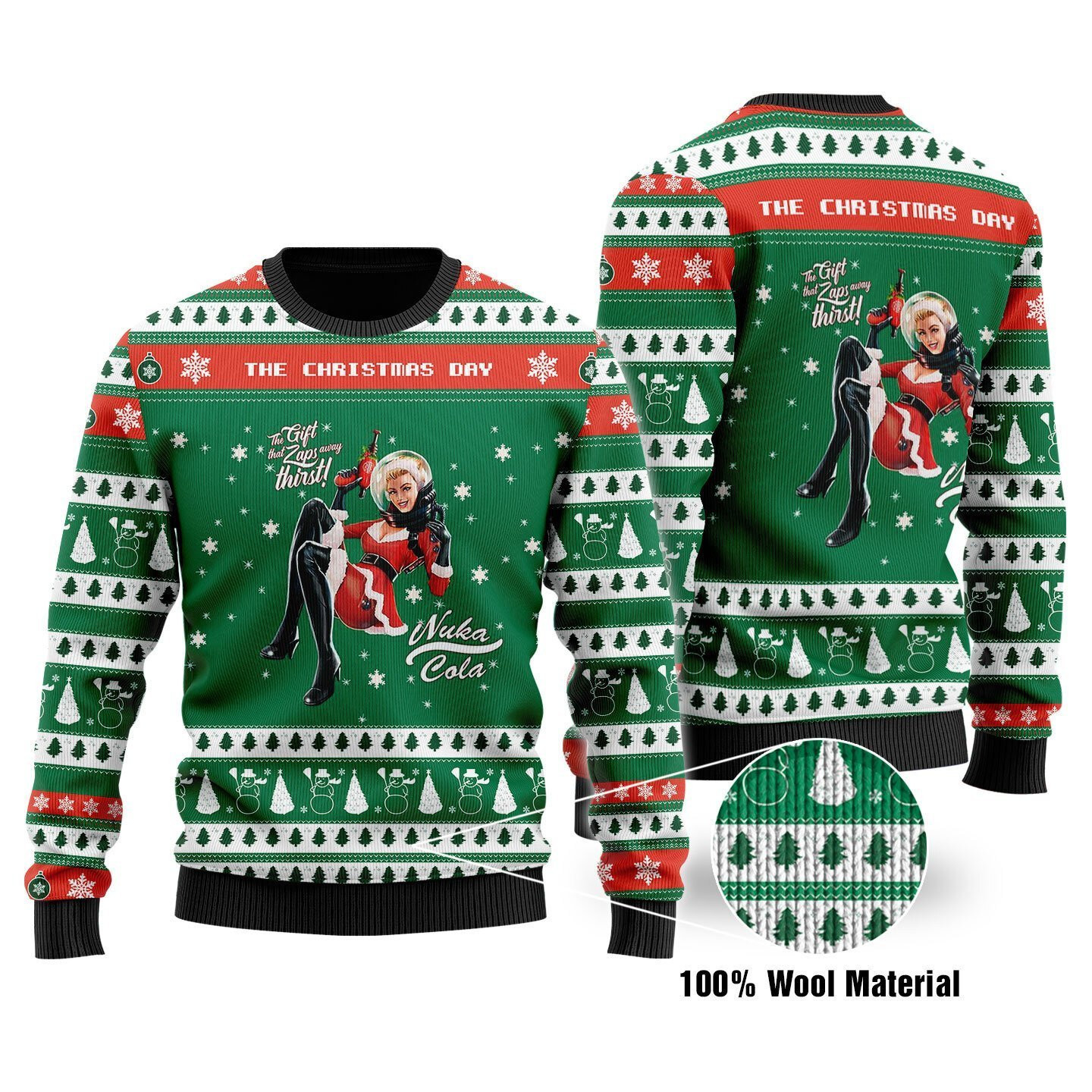 Merry Ugly Christmas Sweater Adult 3D Funny Matching for family
