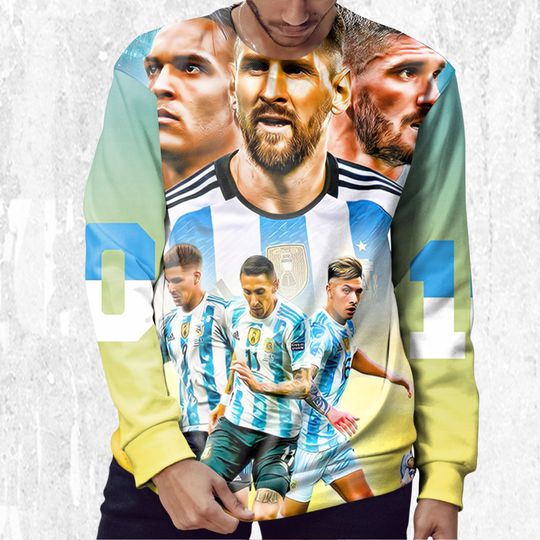 Messi Football Cup Worldcup Sweatshirt 3D, The Goat Lionel Messi 3D Sweatshirt - Image 10