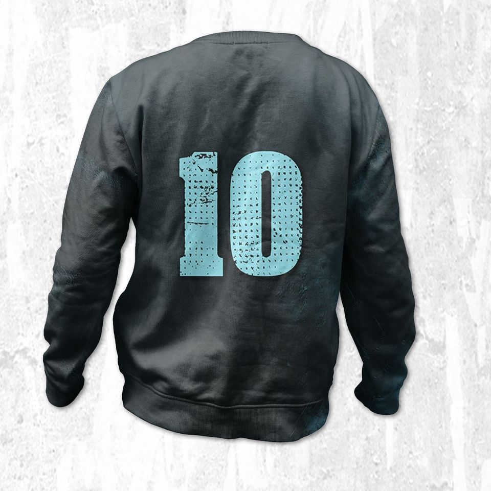 Messi Number 10 Argentina Sweatshirt 3D, The Goat Lionel Messi 3D Sweatshirt - Image 3