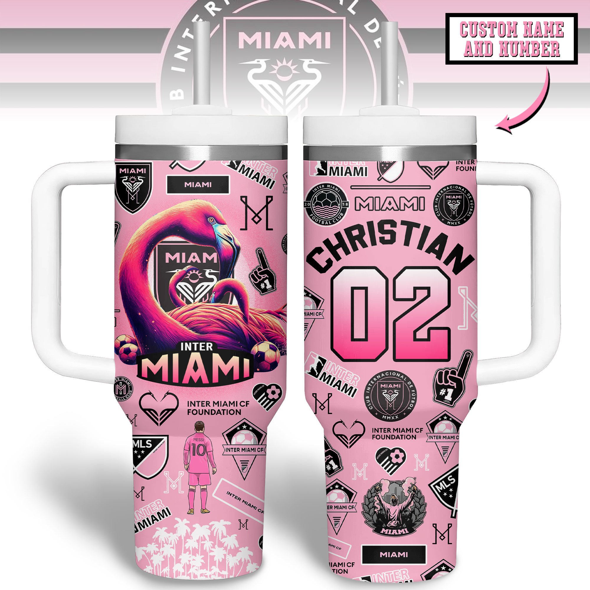 Messi Soccer Custom Stanley Cup 40 oz 30 oz Tumbler With HandleTVC2301516