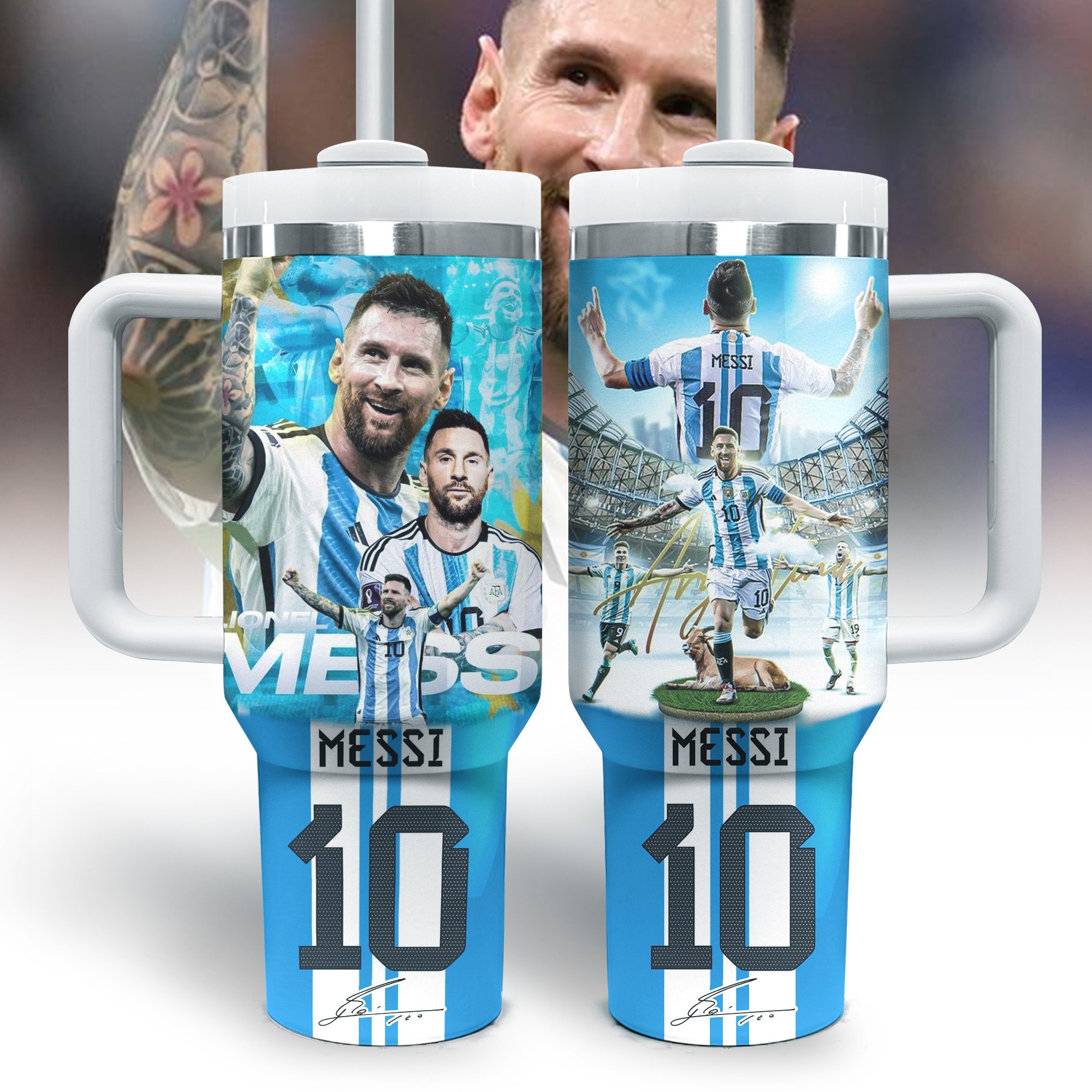 Messi Soccer Custom Stanley Cup 40 oz 30 oz Tumbler With HandleTVC2301802