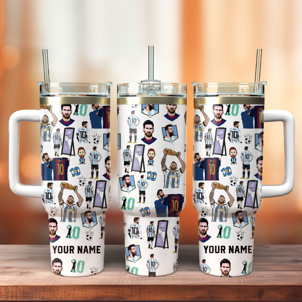 Messi Soccer Custom Stanley Cup 40 oz 30 oz Tumbler With HandleTVC2301986