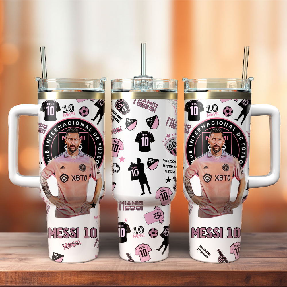 Messi Soccer Custom Stanley Cup 40 oz 30 oz Tumbler With HandleTVC2301986
