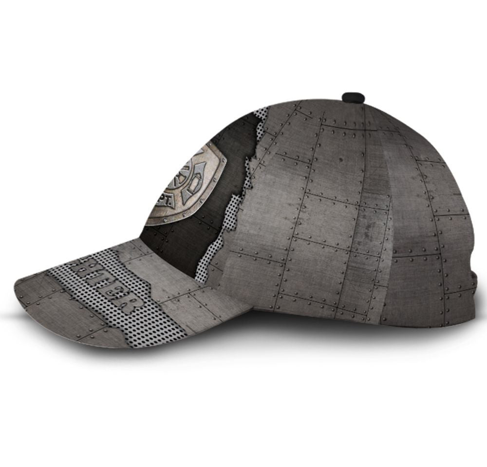 Metal Firefighter Cap Trucker Hats Custom Hats Gifts For Men & Women