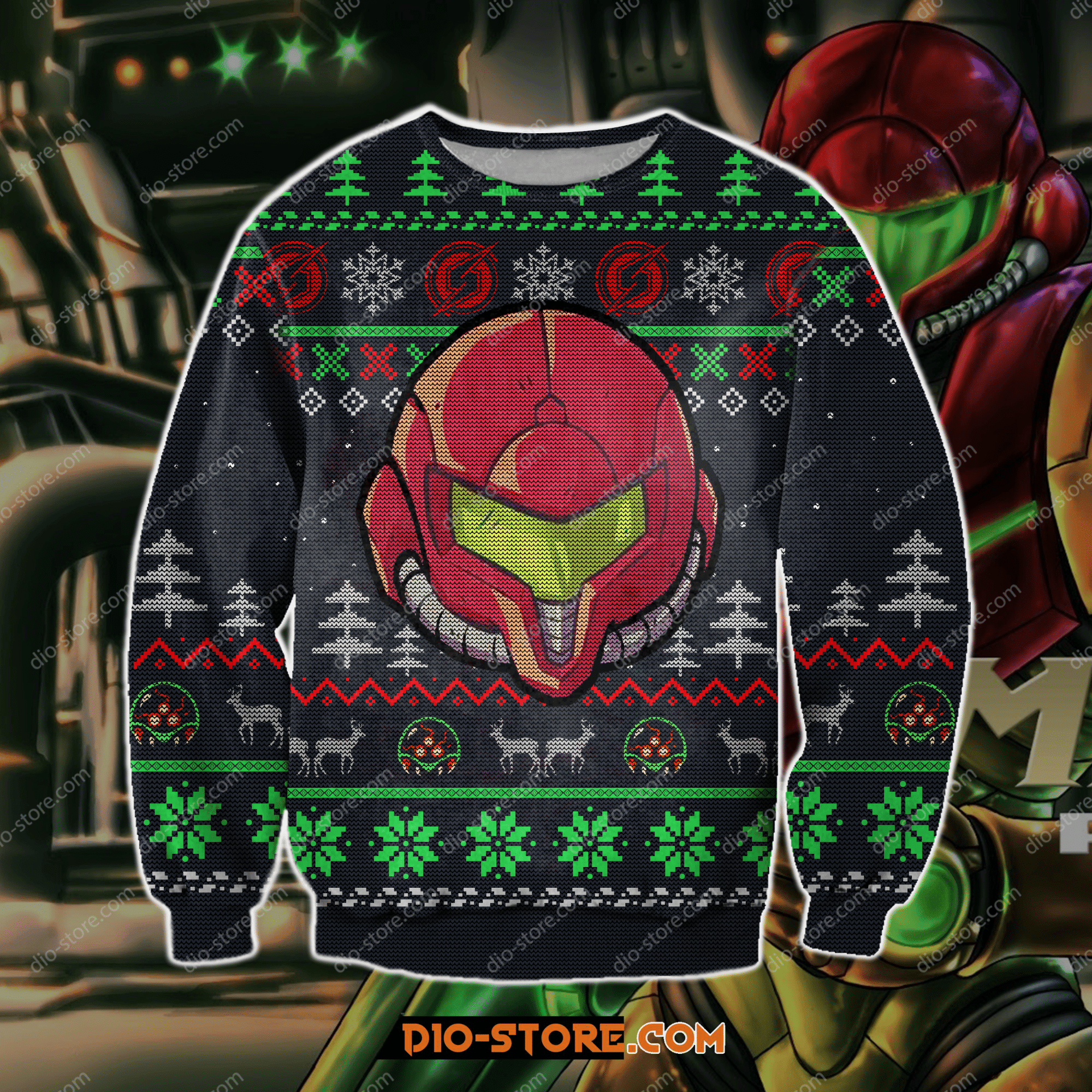 Metroid Dread Game For Unisex Ugly Christmas Sweater Adult 3D Funny Matching for family