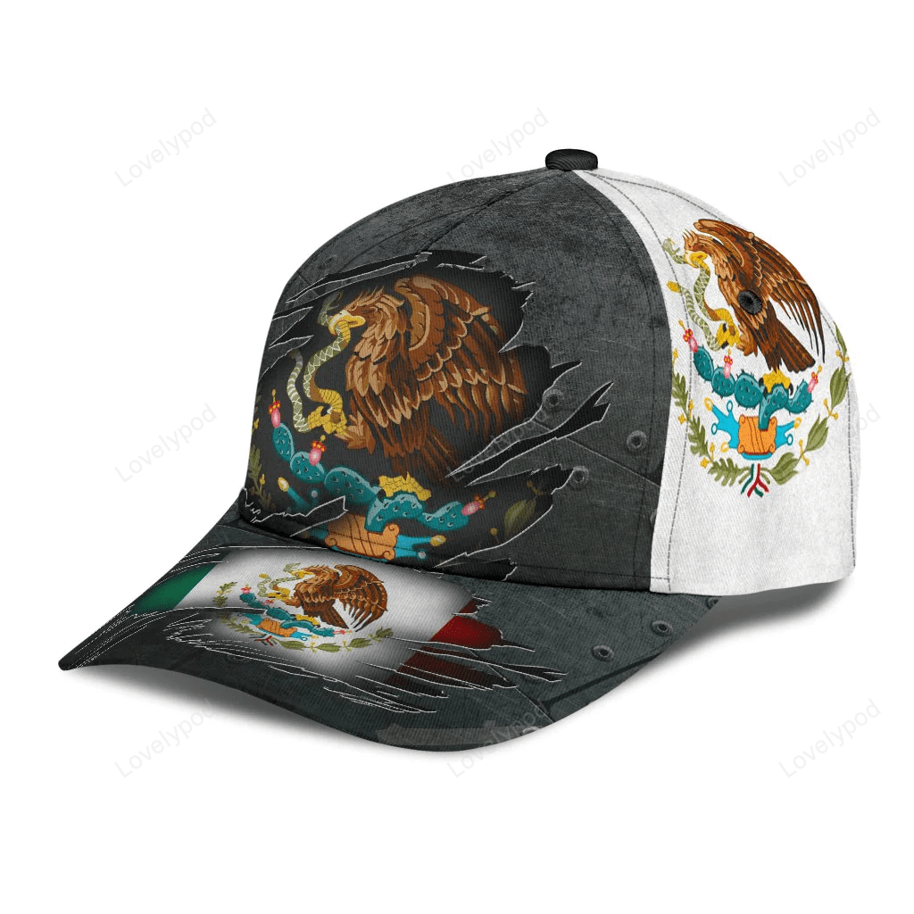 Mexican Hat Cap For Men And Women, Mexico Printed Hat Cap, Mexico Hat Baseball Trucker Hats Custom Hats Gifts For Men & Women