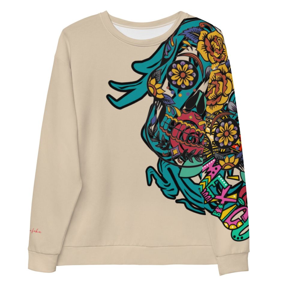 Mexican lucha Libre Maya Aztec Skull Wrestler