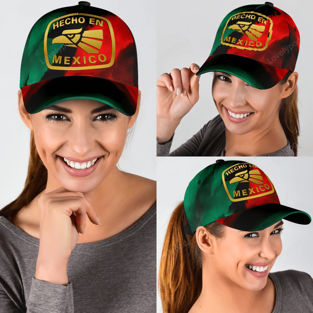 Mexico Classic Cap Baseball Hat, Hecho En Mexico Cap Hat Trucker Hats Custom Hats Gifts For Men & Women