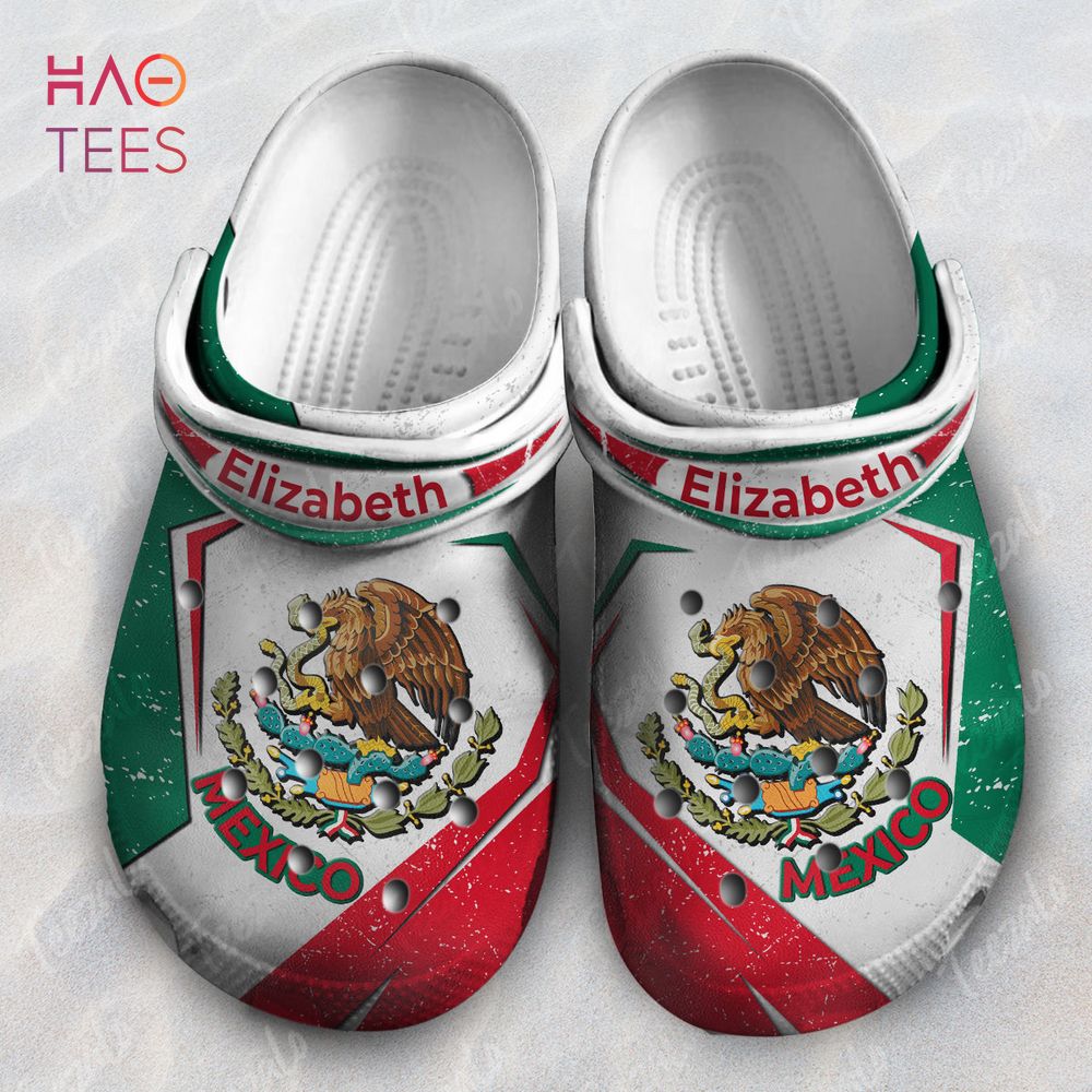 Mexico Flag Cover Crocs Crocband Clogs Shoes Comfortable For Men Women and Kids
