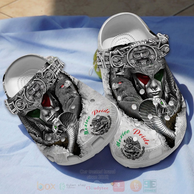 Mexico Pride Crocs Crocband Clogs Shoes Comfortable For Men Women and Kids