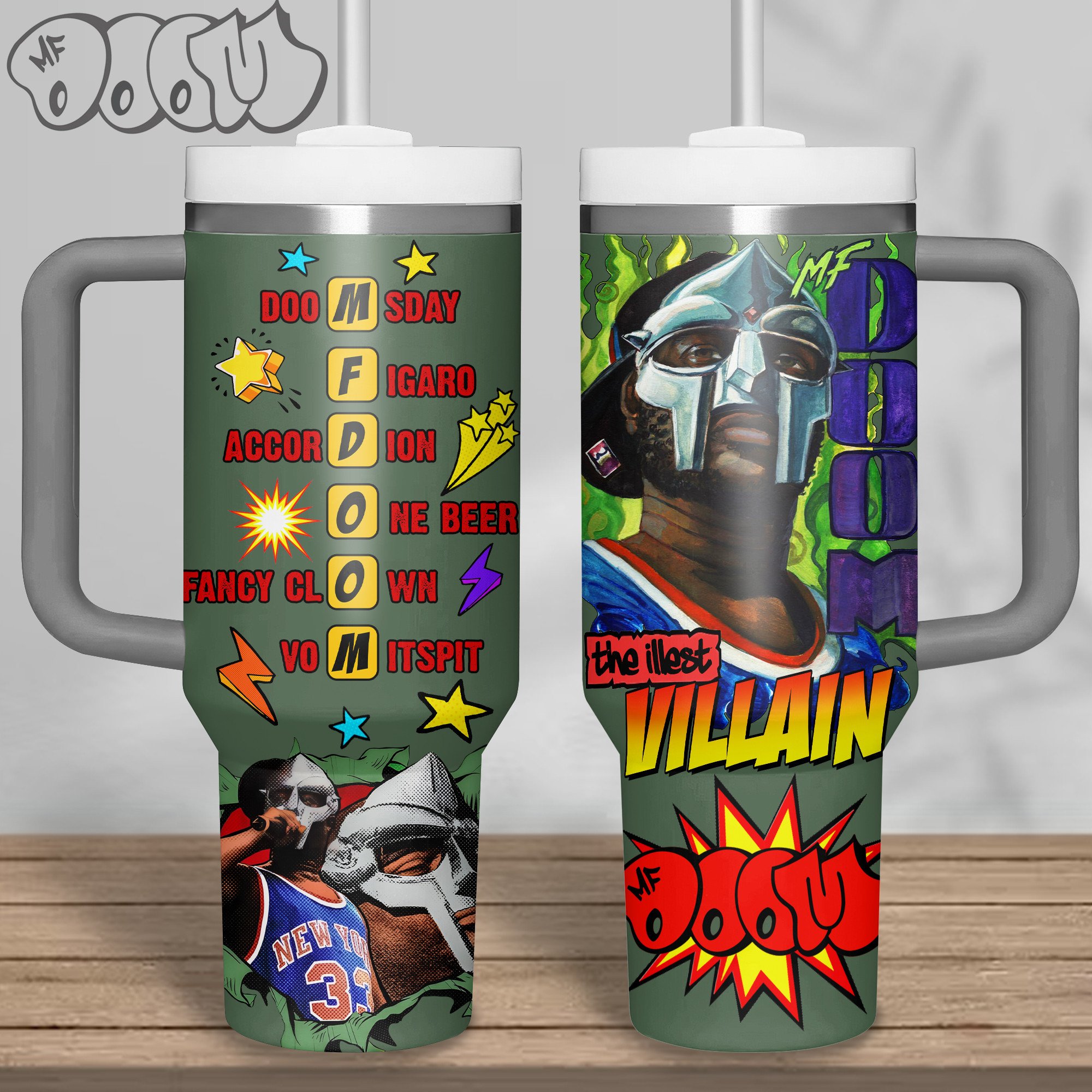 MF DOOM Music Custom Stanley Cup 40 oz 30 oz Tumbler With HandleTVC2301262