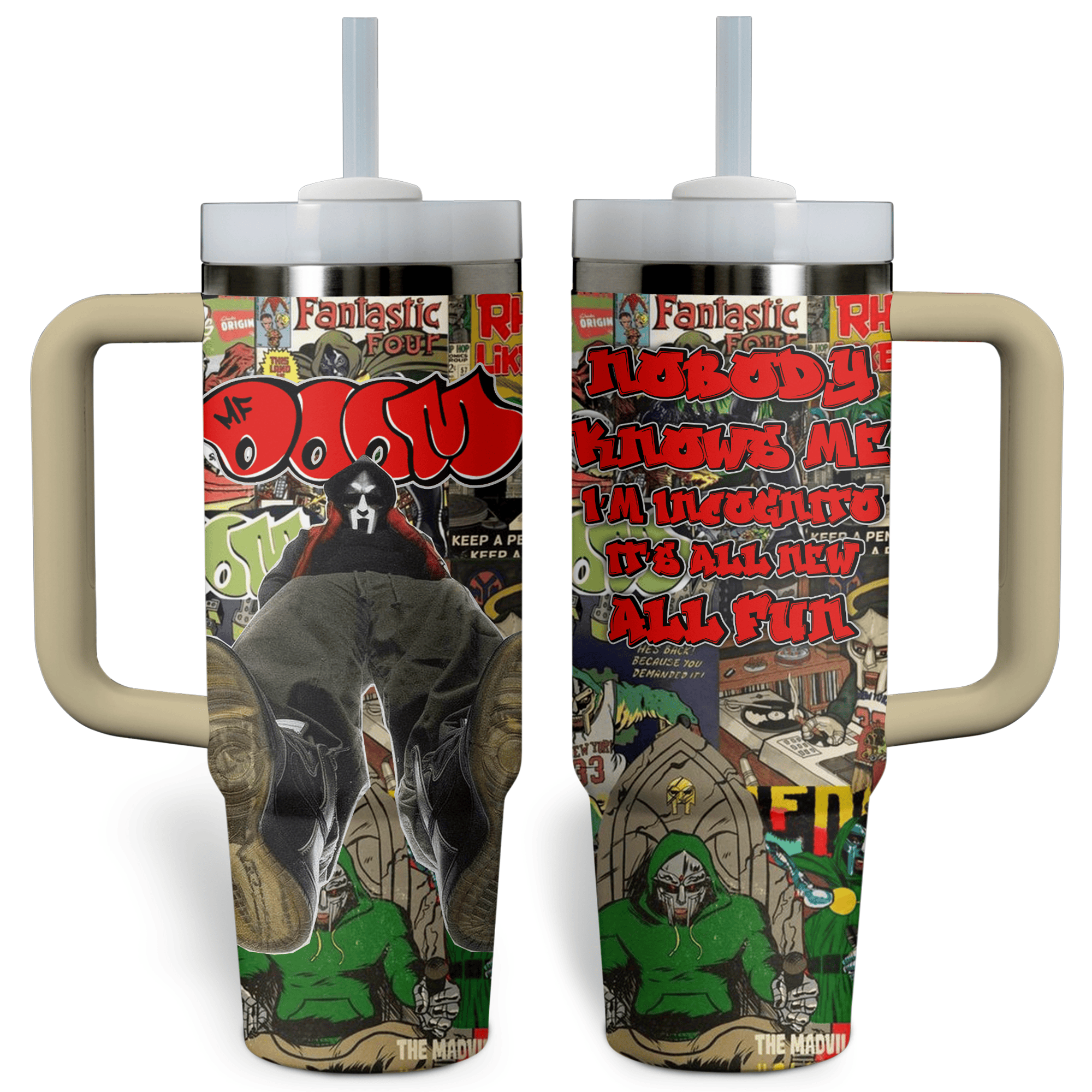 MF Doom Music Custom Stanley Cup 40 oz 30 oz Tumbler With HandleTVC2301524