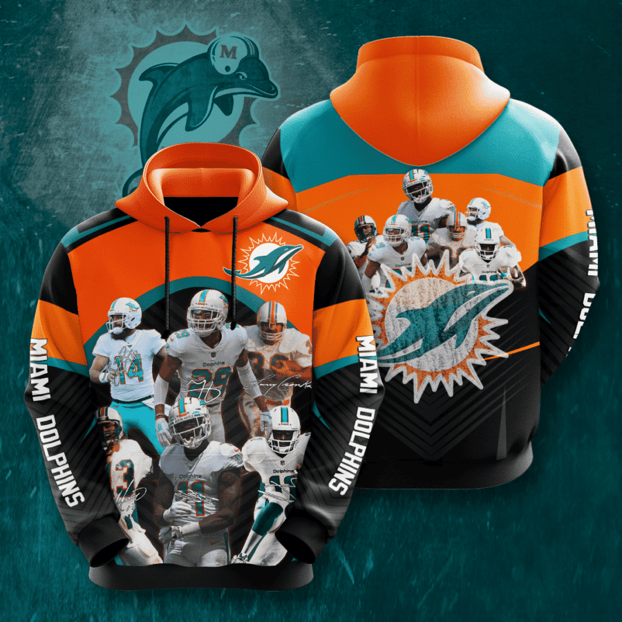 Miami Dolphins 3D All Over Print Hoodie, Zip Hoodie