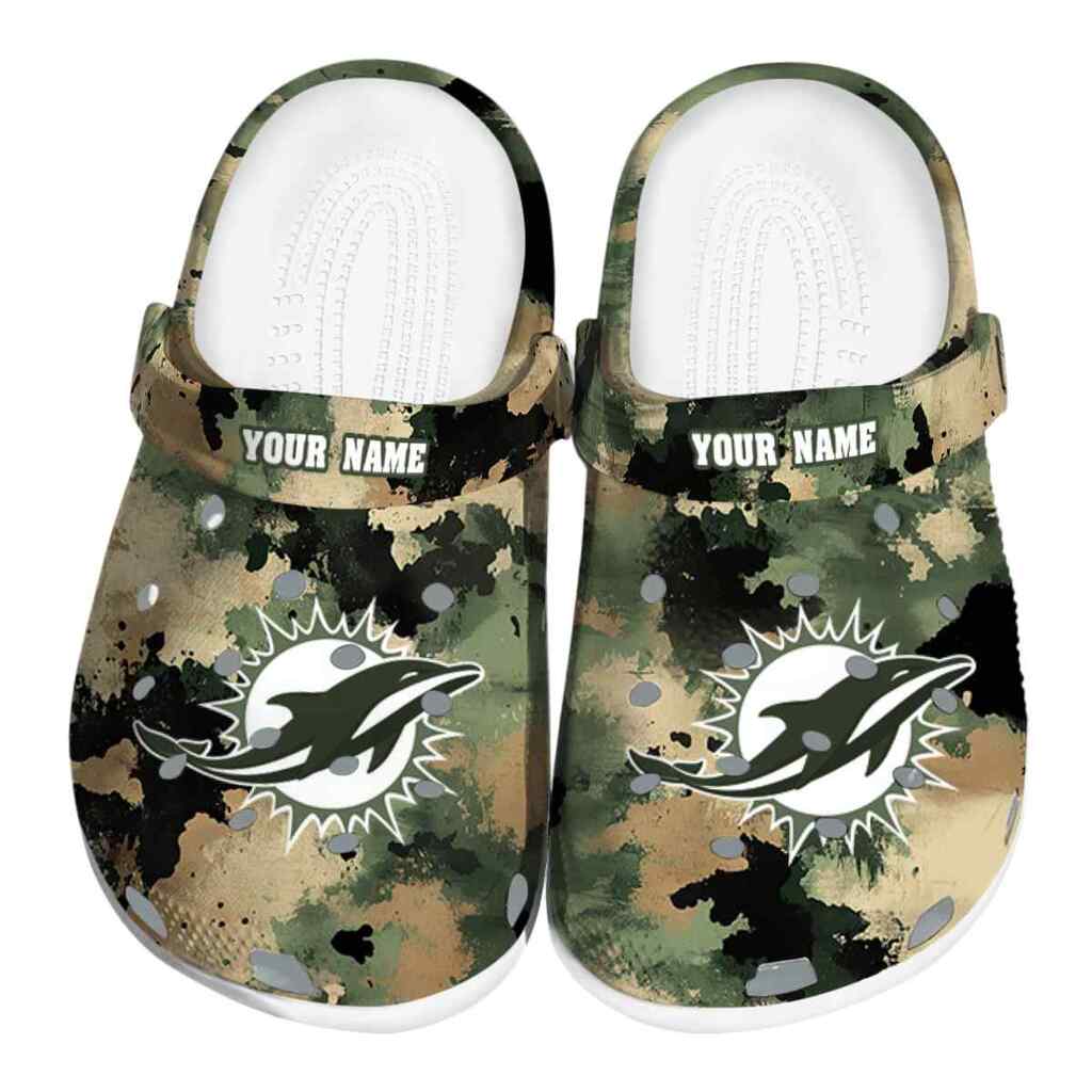 Miami Dolphins Camouflage Craze ClogTVC1801958