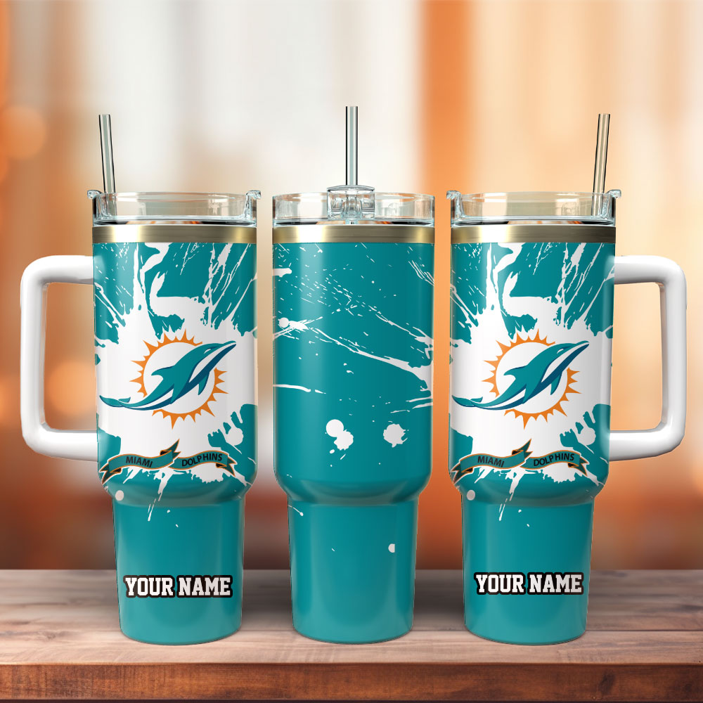 Miami Dolphins Football NFL Sport Custom Stanley Cup 40 oz 30 oz Tumbler With HandleTVC2301246