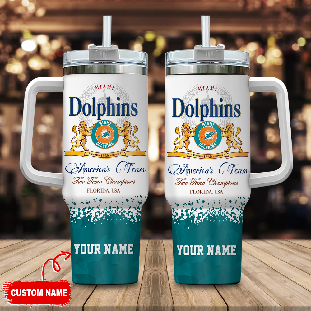 Miami Dolphins NFL Champions Modelo Custom Stanley Cup 40 oz 30 oz Tumbler With HandleTVC2301112
