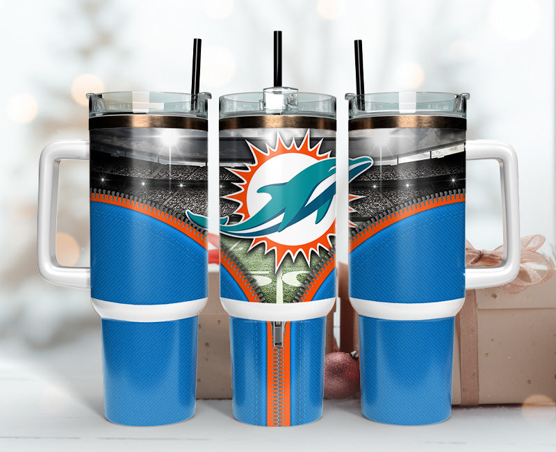 Miami Dolphins NFL Custom Stanley Cup 40 oz 30 oz Tumbler With HandleTVC2301139