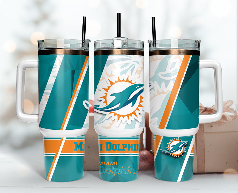 Miami Dolphins NFL Custom Stanley Cup 40 oz 30 oz Tumbler With HandleTVC2301140