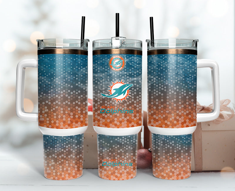 Miami Dolphins NFL Custom Stanley Cup 40 oz 30 oz Tumbler With HandleTVC2301142