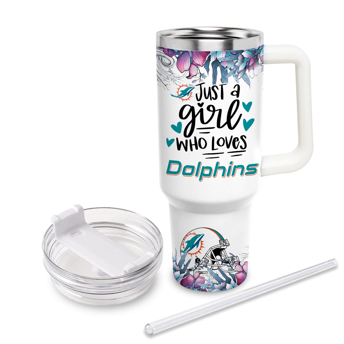 Miami Dolphins NFL Custom Stanley Cup 40 oz 30 oz Tumbler With HandleTVC2301814 - Image 3