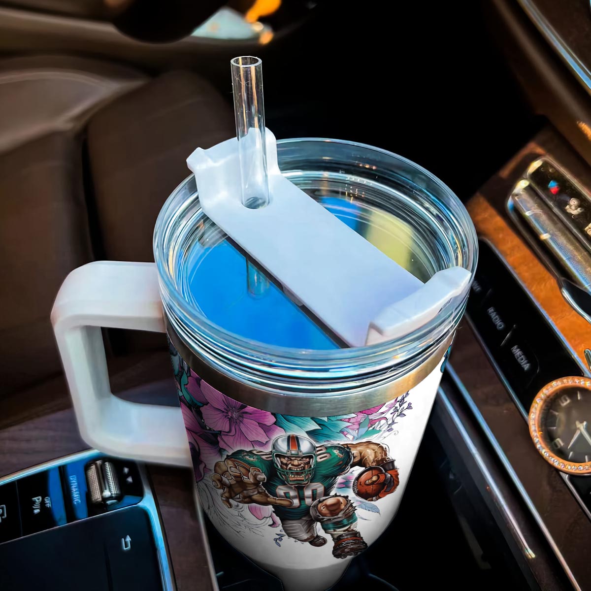 Miami Dolphins NFL Custom Stanley Cup 40 oz 30 oz Tumbler With HandleTVC2301814 - Image 4