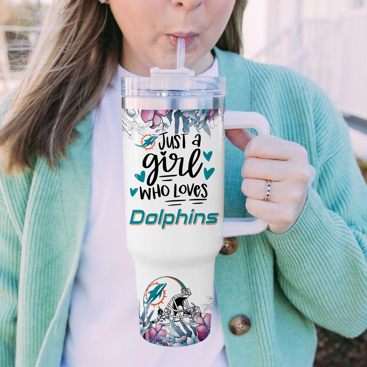 Miami Dolphins NFL Custom Stanley Cup 40 oz 30 oz Tumbler With HandleTVC2301814 - Image 5