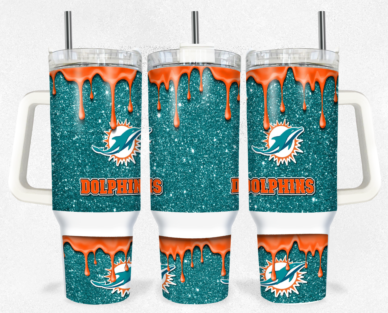 Miami Dolphins NFL Custom Stanley Cup 40 oz 30 oz Tumbler With HandleTVC230191