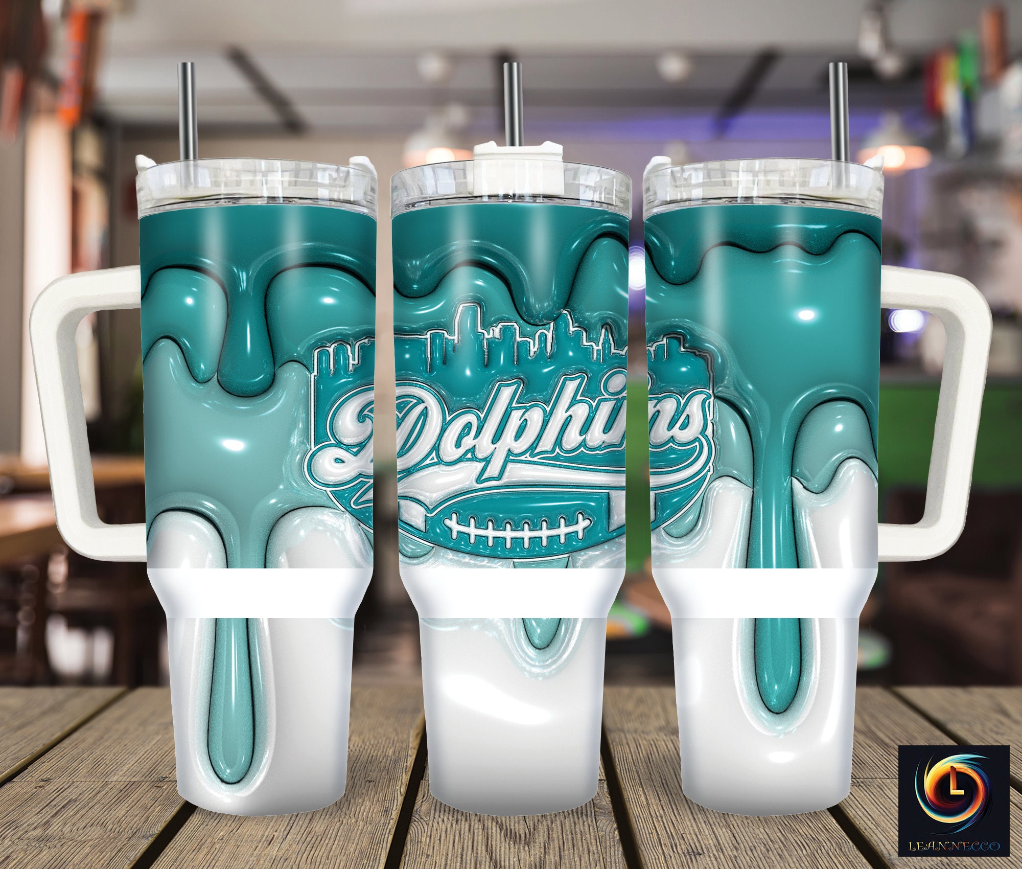 Miami Dolphins NFL Custom Stanley Cup 40 oz 30 oz Tumbler With HandleTVC2301988