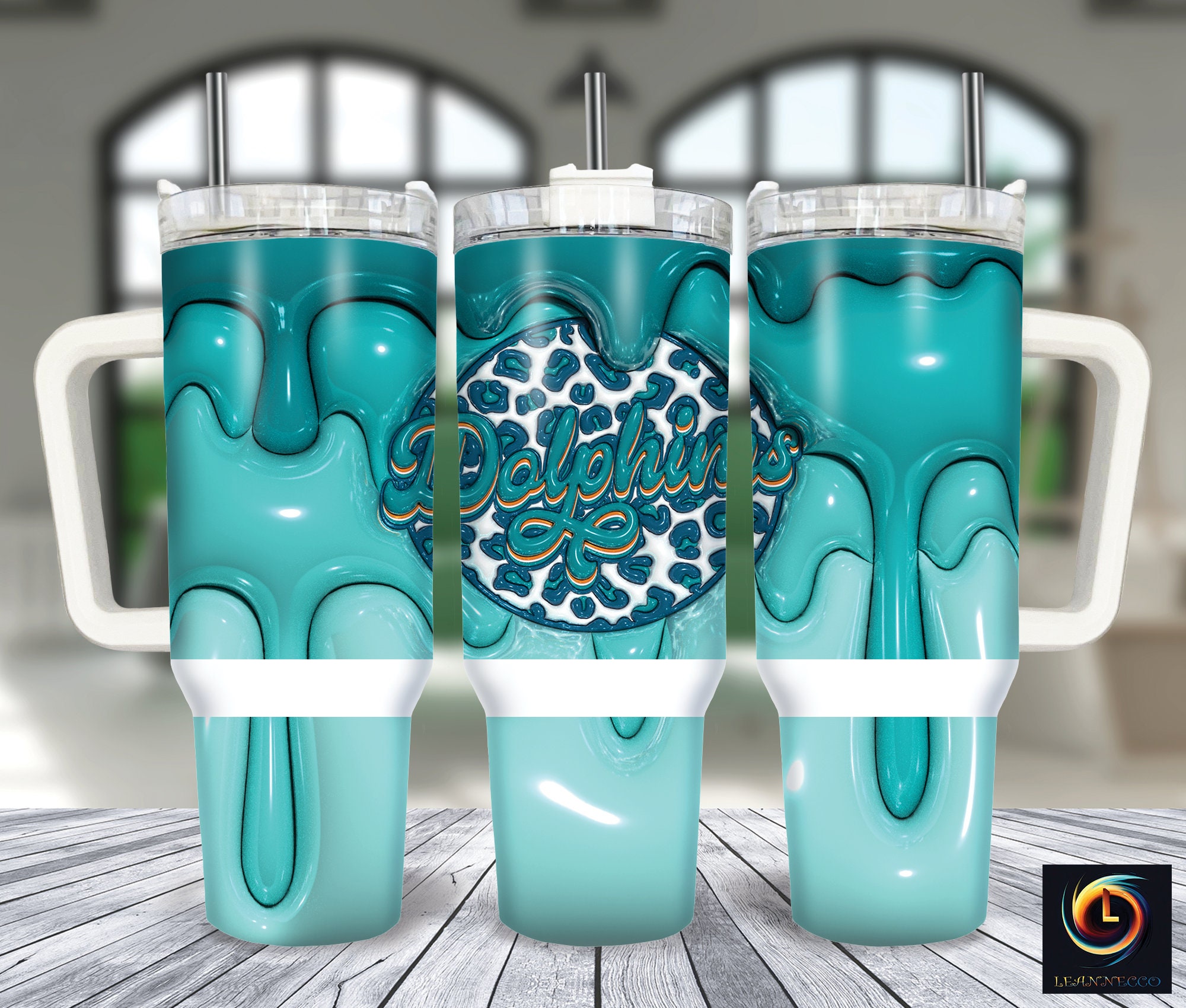 Miami Dolphins NFL Custom Stanley Cup 40 oz 30 oz Tumbler With HandleTVC2301996