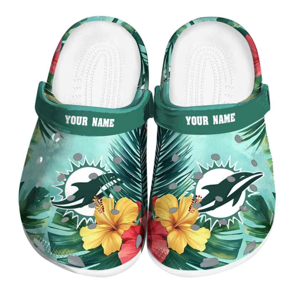 Miami Dolphins Tropical Vibes ClogTVC1801971