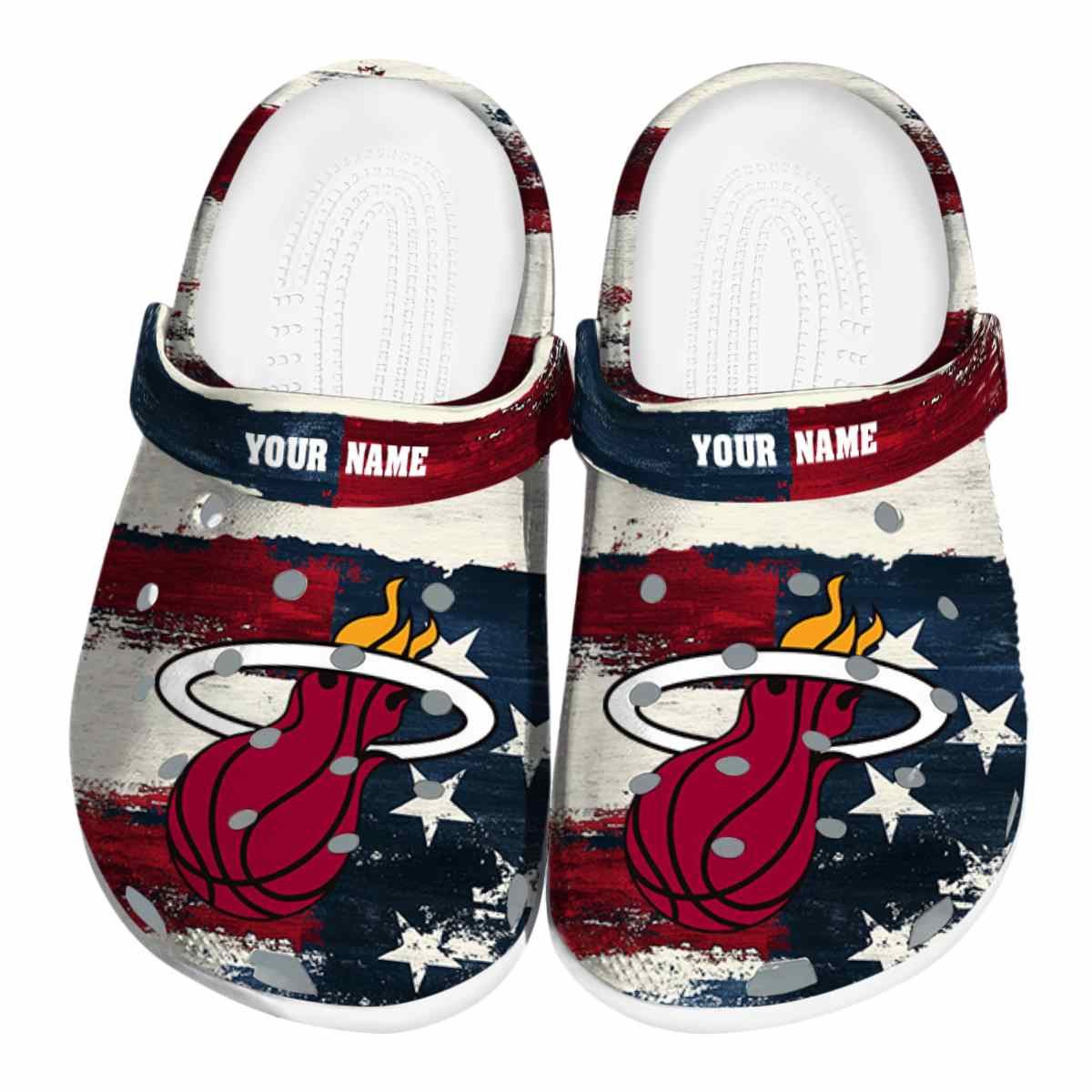 Miami Heat NBA Sport Crocs Crocband Clogs Shoes Comfortable For Men Women and Kids