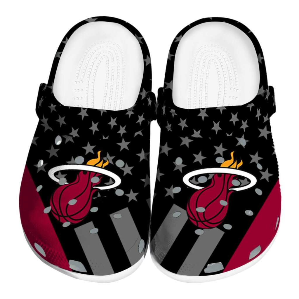 Miami Heat Stellar Stripes Theme ClogTVC1801709