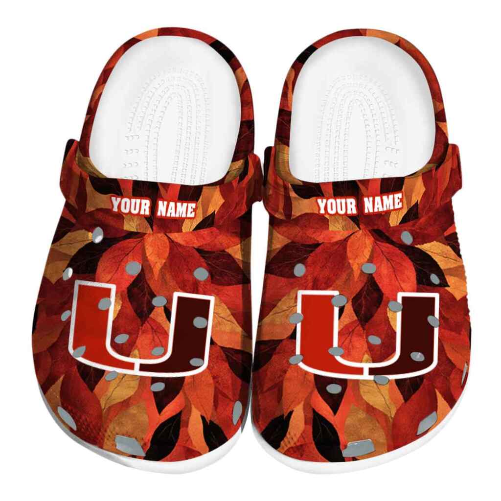 Miami Hurricanes Autumn Leaves ClogTVC1801928