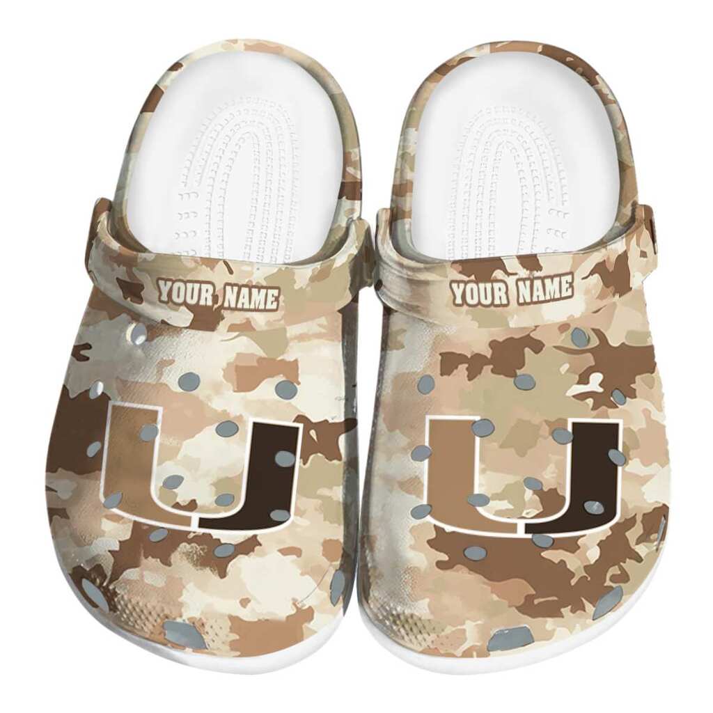 Miami Hurricanes Desert Camo ClogTVC1801950