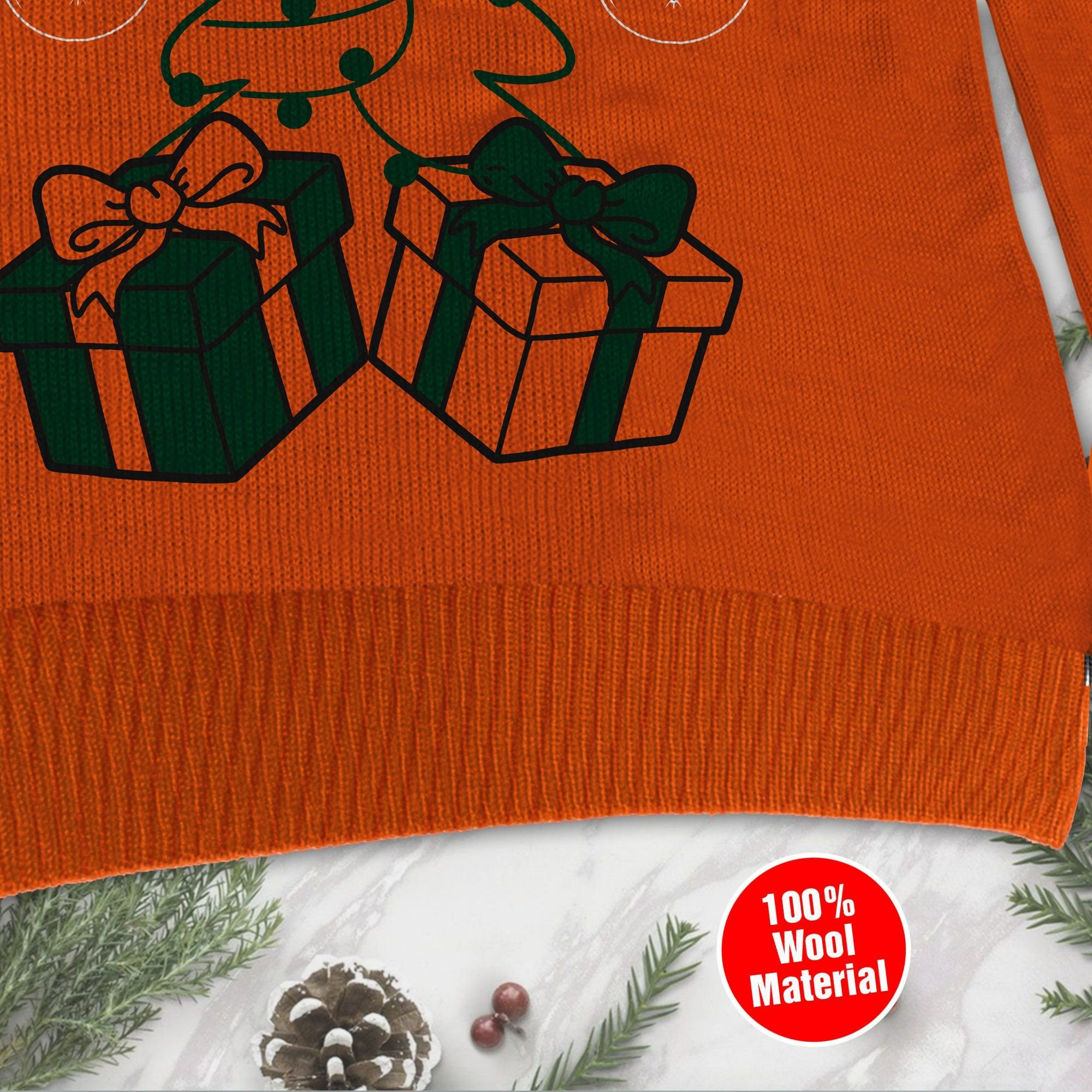 Miami Hurricanes Funny Ugly Christmas Sweater Adult 3D Funny Matching for family - Image 4