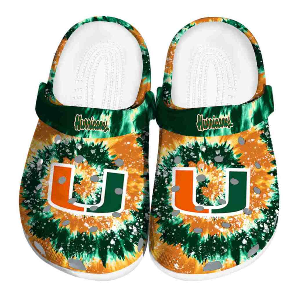 Miami Hurricanes Radiant Burst Effect ClogTVC180130