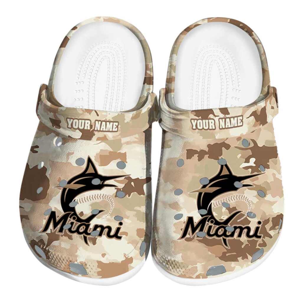 Miami Marlins Desert Camo ClogTVC1801950