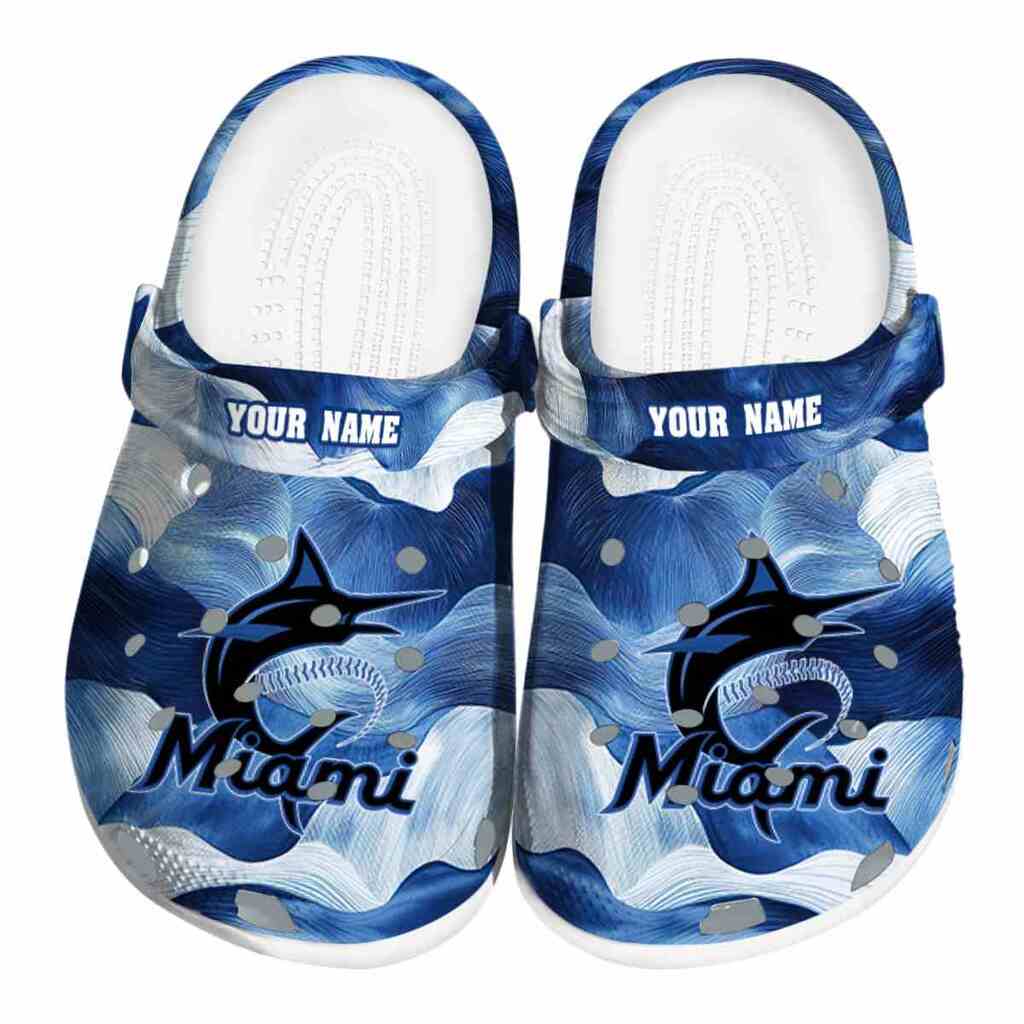 Miami Marlins Ocean Waves ClogTVC1801944