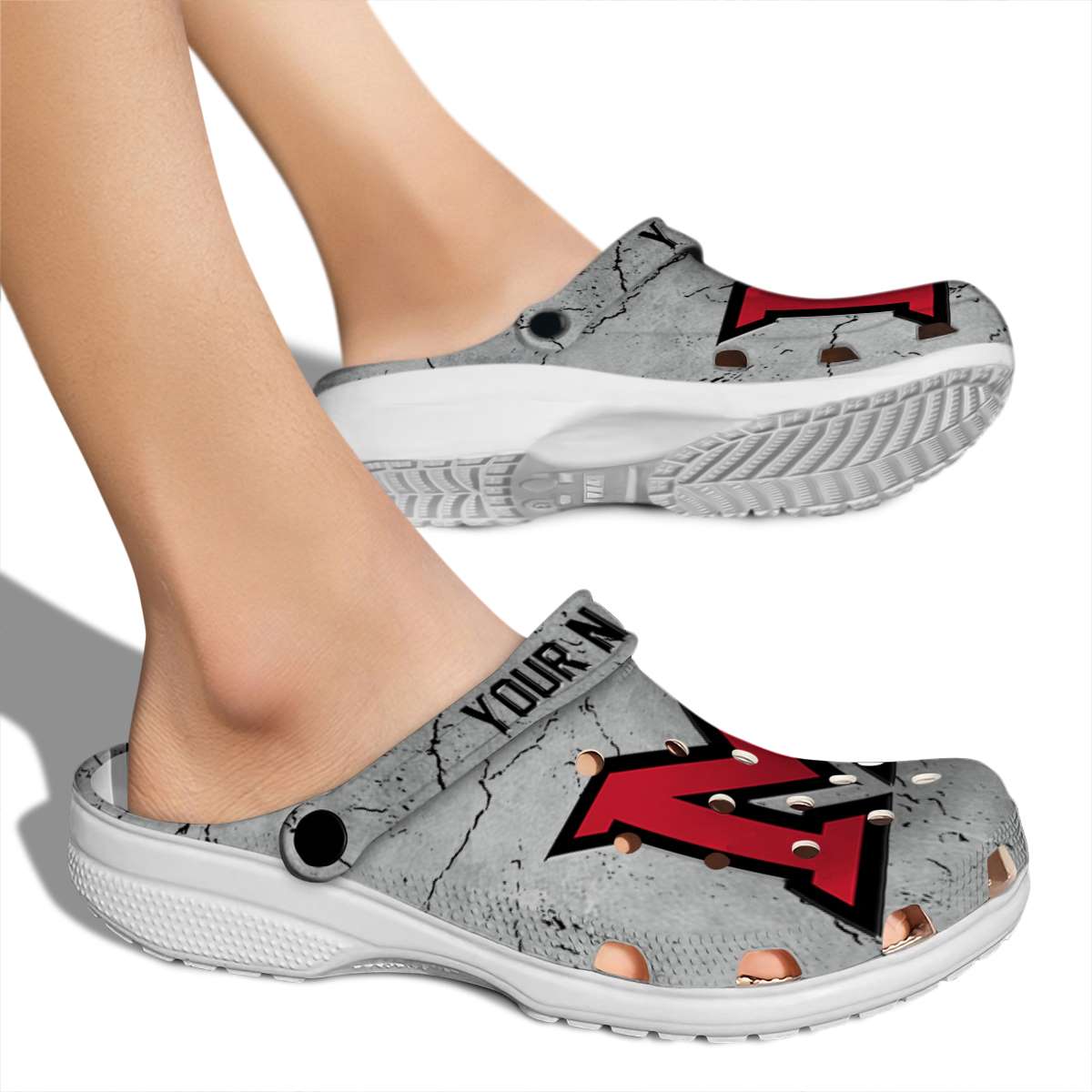 Miami RedHawks NCAA Sport Crocs Crocband Clogs Shoes Comfortable For Men Women and Kids