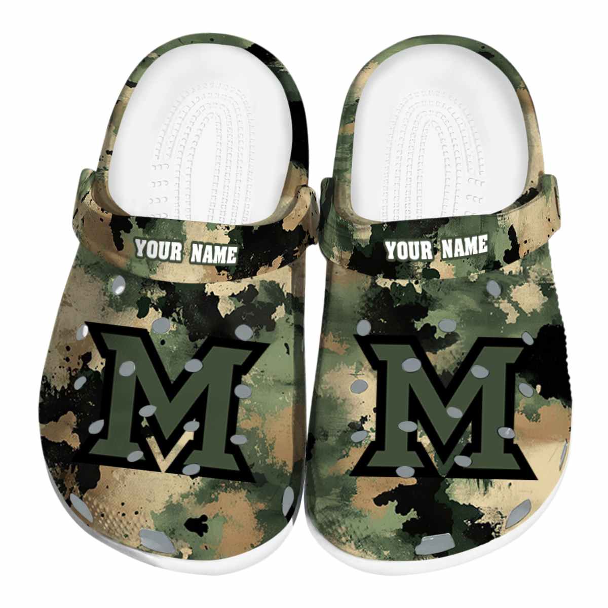 Miami RedHawks NCAA Sport Crocs Crocband Clogs Shoes Comfortable For Men Women and Kids